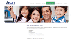 Desktop Screenshot of decarli.com.br