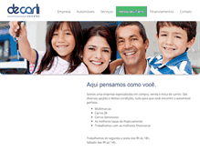 Tablet Screenshot of decarli.com.br